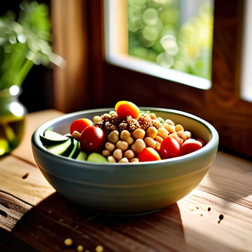 Healthy assembled Hearty Grain Bowls.