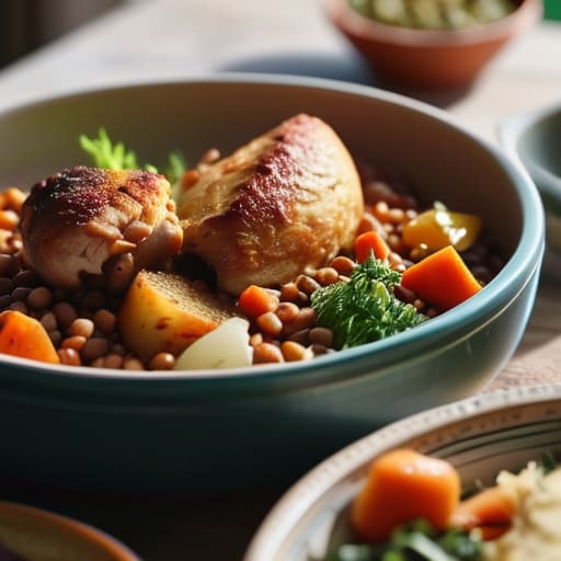 Delicious budget friendly meals on a plate.