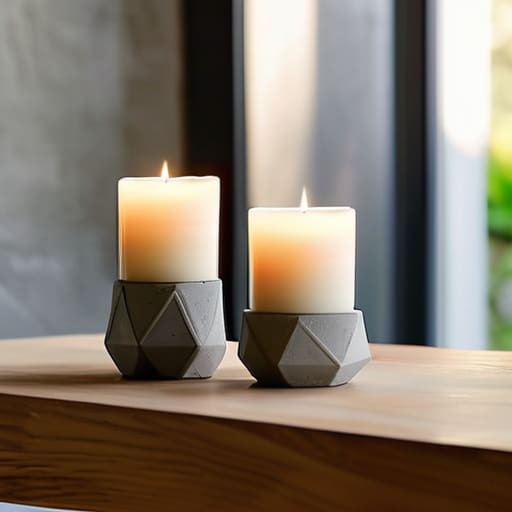 Trendy and affordable concrete craft ideas.