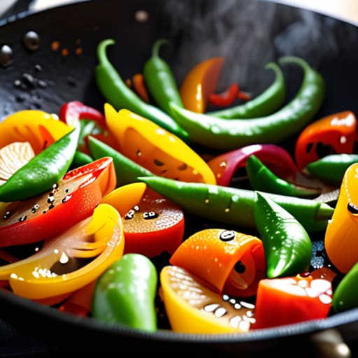Making The "No-Recipe" Stir Fry.
