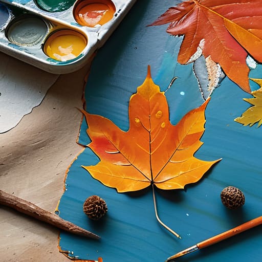 Nature’s Paintbrushes: natural textures for art.