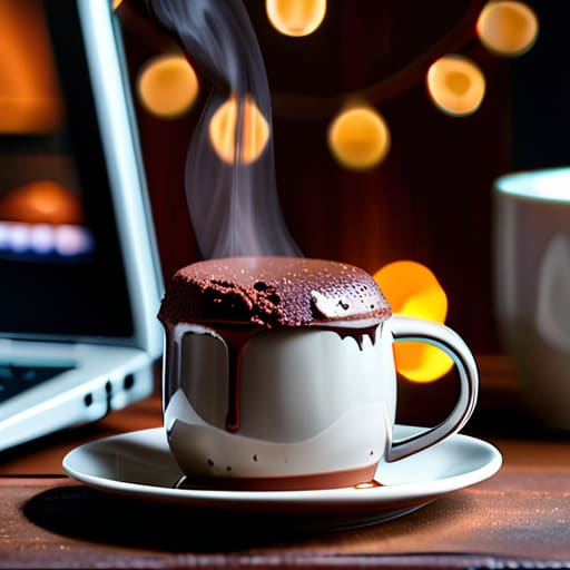 Quick chocolate The Microwave Mug Cake.