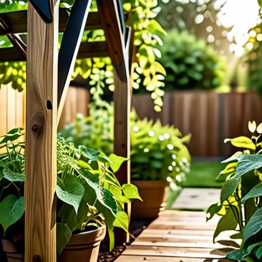 Simple Wooden Trellis Design Ideas for Vertical Gardening Solutions