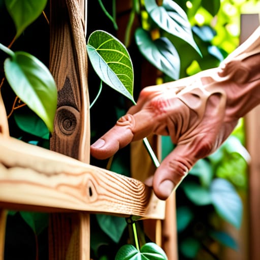 How to build a garden trellis tutorial.